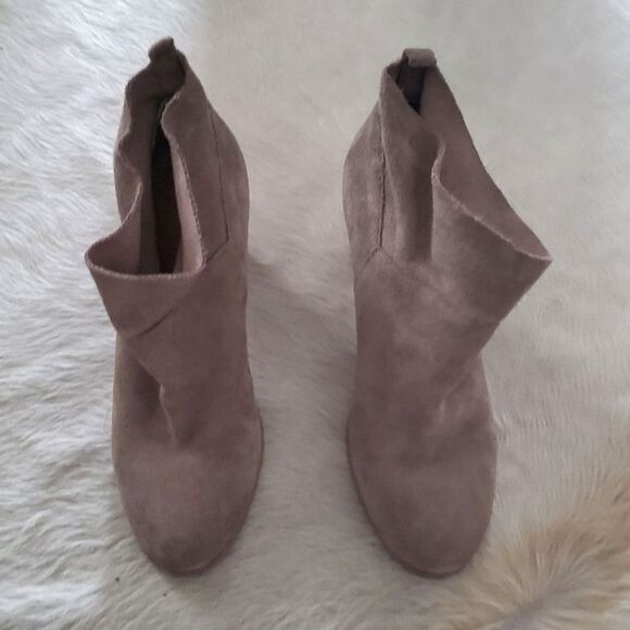 Crown Vintage Booties Women's Size 8M Brown Suede Darcie Slouch High Ankle Boots - Picture 5 of 9